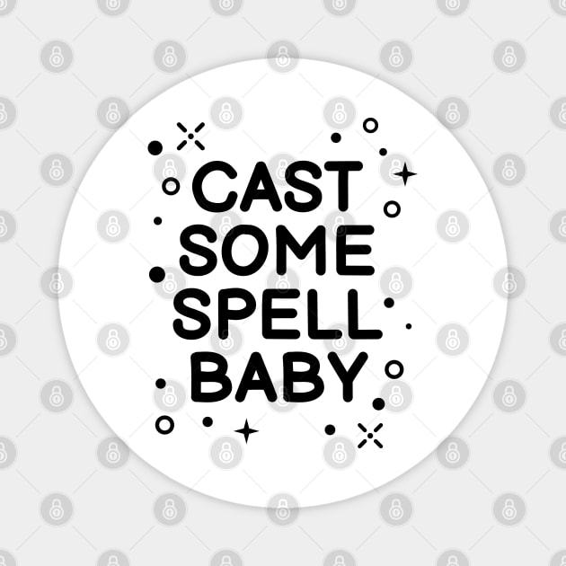 Cast Some Spell Baby Halloween 2020 Costume Magnet by Band of The Pand